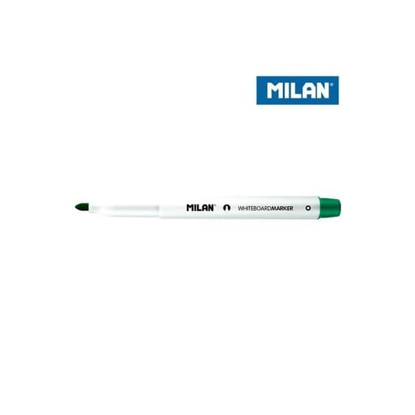 Whiteboard-markörer - Milano - Kartong med 12 - Grön - Rund spets - ø3,7 mm