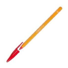 Bic Orange Pen - Ej deformerbar kulspets - Röd - Paket med 20 st