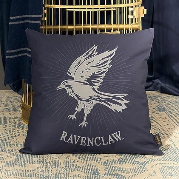 Bomullskudde 50x50cm modell Ravenclaw Sparkle A - BL BELUM - Blå