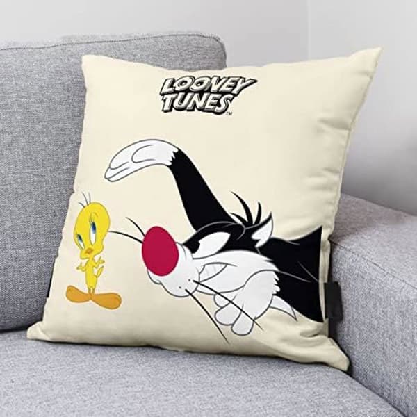 Bomullskudde 45x45cm modell Looney Characters B - BL BELUM
