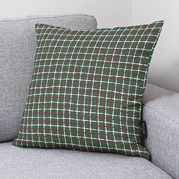 Christmas Gird Kuddfodral - BL BELUM - 100% Ekologisk Bomull - Mjuk - Storlek 50 x 50 cm