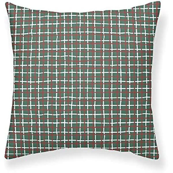 Christmas Gird Kuddfodral - BL BELUM - 100% Ekologisk Bomull - Mjuk - Storlek 50 x 50 cm