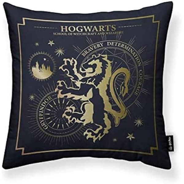 Kuddfodral 100% bomull 45x45cm Harry Potter Gold B modell - BL BELUM