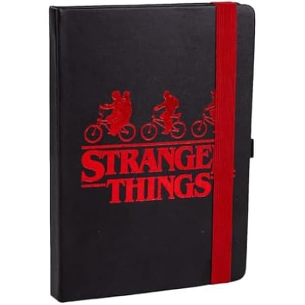Stranger Things Faux Leather Notebook - CERDÁ - Svart - Blandat - Blandat