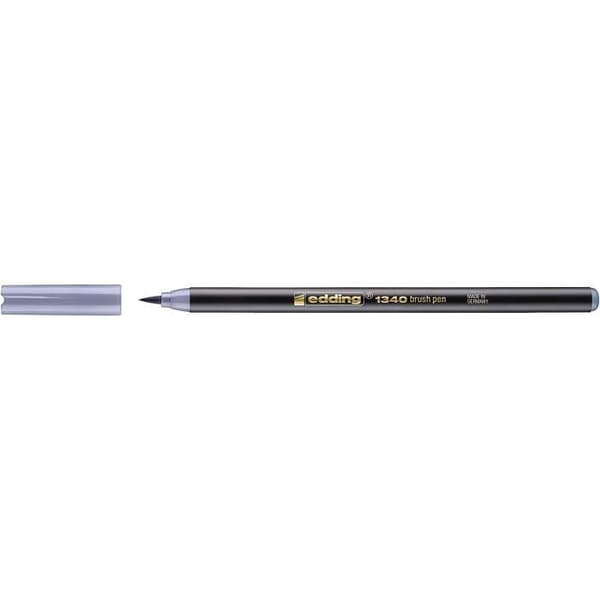 Edding stylo pinceau 1340 vattenbas 16,5 cm grå silver