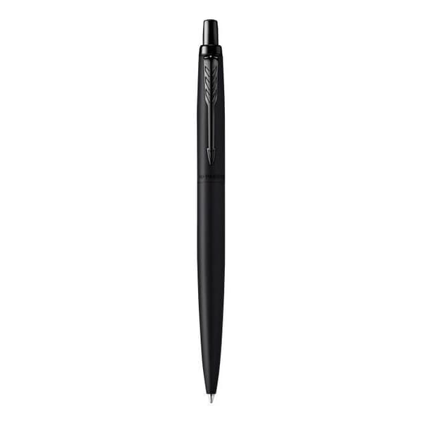 PARKER Jotter - Special Edition XL Monokrom svart kulspetspenna, guldkant, blå medium spets refill, presentförpackning