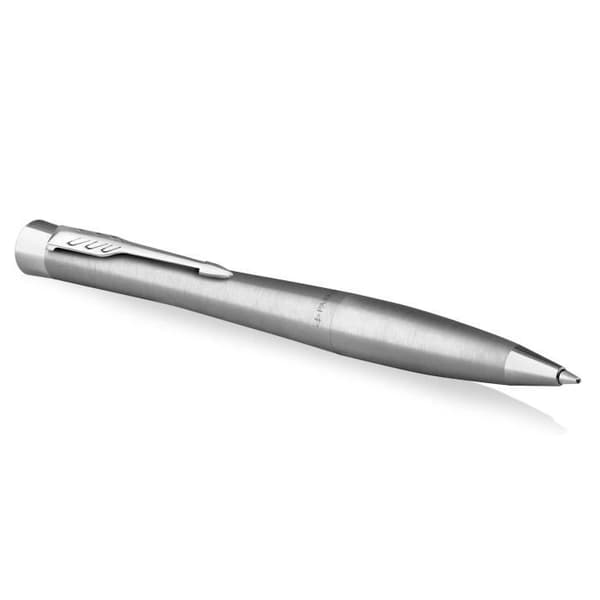 PARKER Urban kulspetspenna, Metro Metallic, Chrome Trim, Blue Medium Point Refill, Presentbox