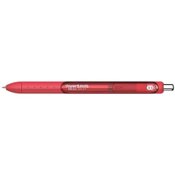 Gelpen - PAPER MATE - Inkjoy Gel - Röd - Medel spets 0,7 mm - Återanvändbar