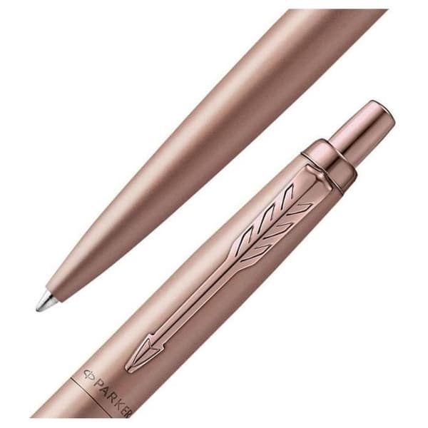 PARKER Jotter - Special Edition XL Monokrom rosa kulspetspenna, rosa kant, blå medium spets refill, presentförpackning