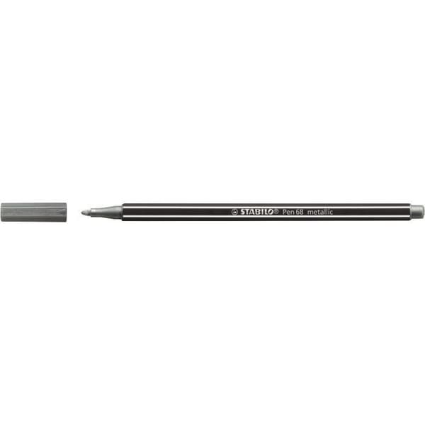 STABILO Metalllåda med 6 metallmarkörer - Pen 68 metallic