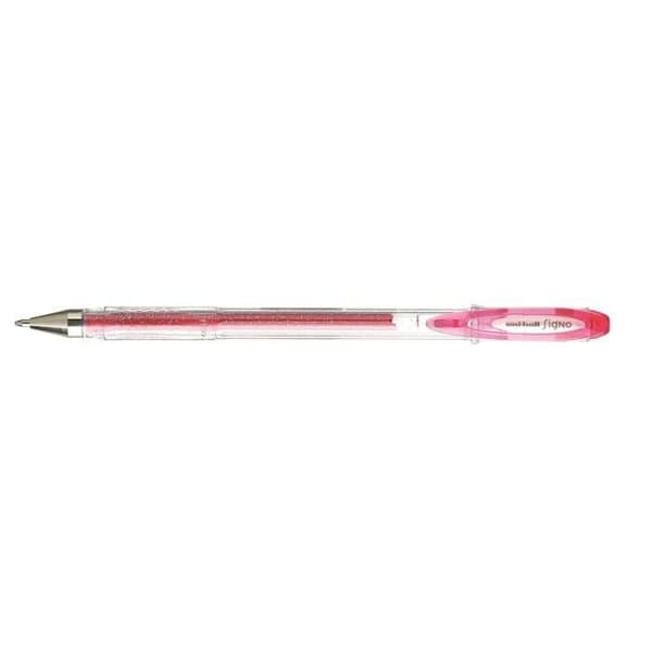 Signo UM120SP Gel Ink Roller Pen Large 1mm Glitter Pink - UNIBALL - Gel Ink - Stor - Nej