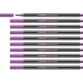 Miniatyrbild 1 av 2: Metallisk filtpenna - STABILO Pen 68 metallic - Förpackning med 10 pennor med medium spets - Rosa