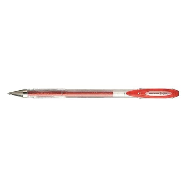 Signo UM120SP Gel Rollerball Pen Bred 1mm Röd Glitter