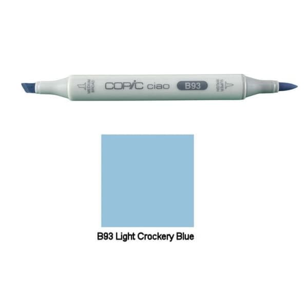 Copic Ciao Filtpenna med dubbelspets - B93 Ljus porslin blå