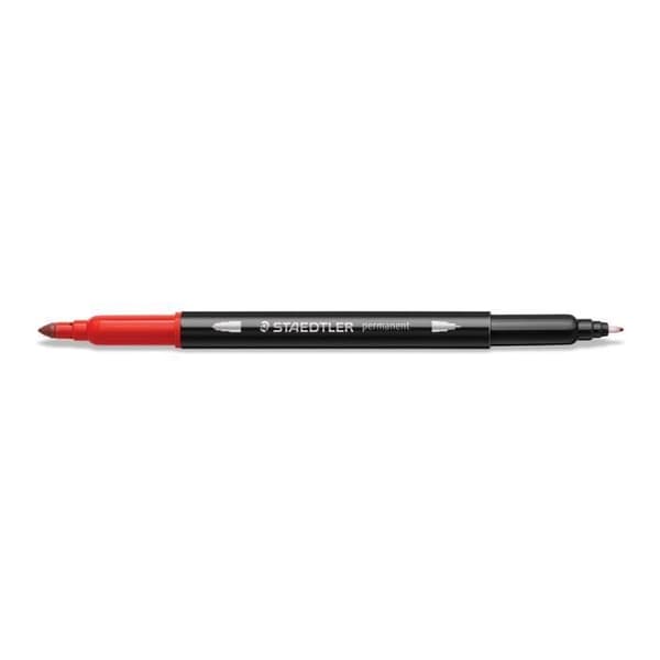 Permanenta markörer - Staedtler - Flerfärgad - 36 markörer - Dubbel fin och ultrafin spets - 3 mm
