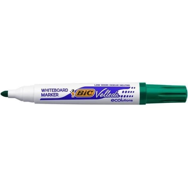 BIC® - Box med Velleda® raderbara markörer BIC® Velleda® 1701 ECOlutions® x 12 - Grönt bläck