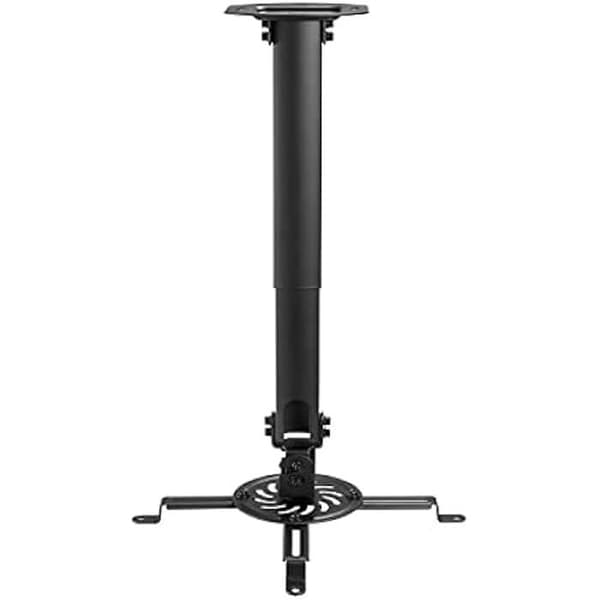 AISENS - CP04TSRE-131 - Universal roterande och utdragbart projektstöd 13,5 kg, svart