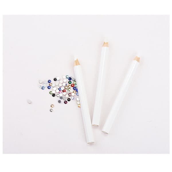 INF Rhinestone Picker Pencil - Kort aluminiumsdel for neglekunst