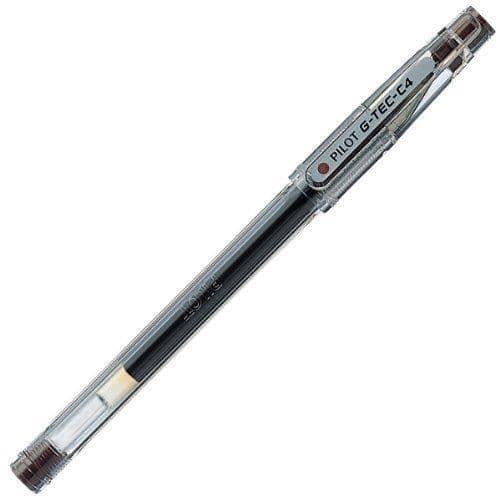 Pilot G-Tec C4 Rollerball Fine Point 0,4 mm Brown Pack of 12 (UK Import)