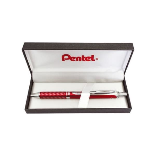 Pentel roller ... gelbläck EnerGel Sterling BL407, röd 0,000000 svart