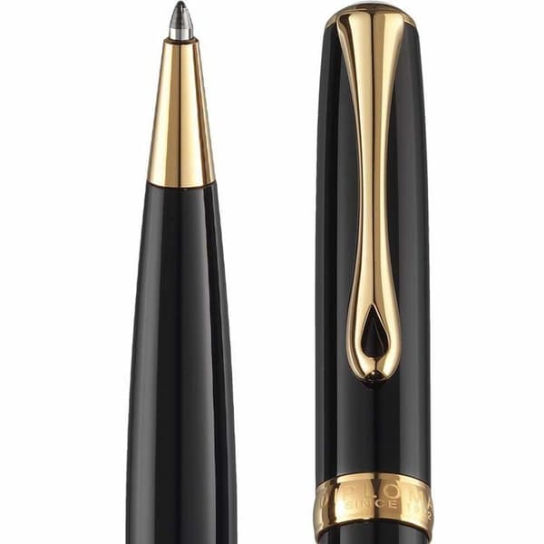 Stylo - pennset - Diplomat refill - D40203040 - Kula skrivare Excellence A2, svart/guld