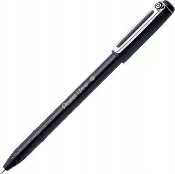 Stylo - pennset - Pentel refill - BX457-A - Dugopis iZee BX457 silver, SVART