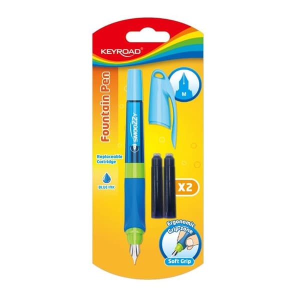Stylo - pennset - refill Keyroad - 30641759 - STYLO PLUME EASY WRITER M BLISTER