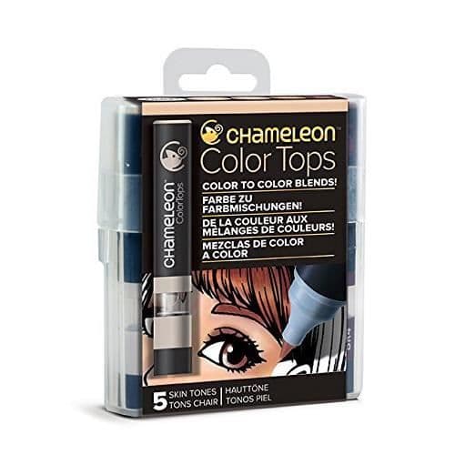 Chameleon Art Products - 5 Color Tops - Chameleon-tillbehör för hudtoners gradienter - CT4510