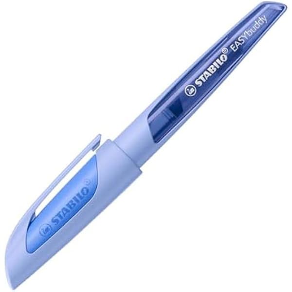 Stylo plume - STABILO - EASYbuddy - Ergonomisk - Bläckpatron M - Återuppladdningsbar - Moln av blått