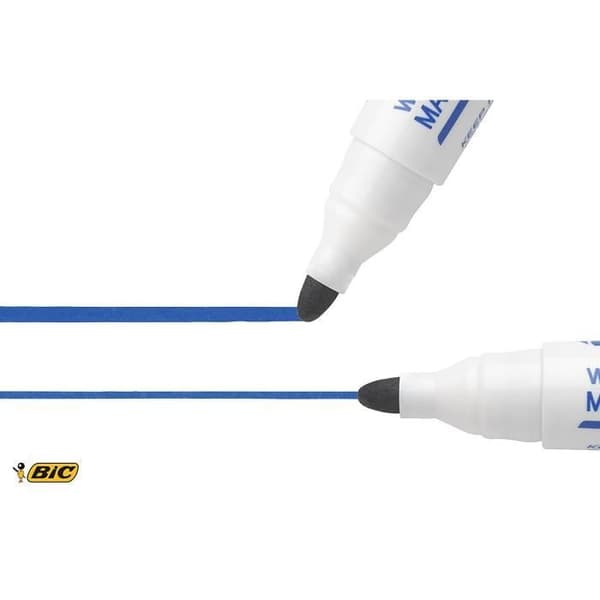 BIC® - Box med Velleda® raderbara markörer BIC® Velleda® 1701 ECOlutions® x 12 - Rött bläck