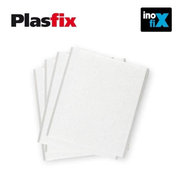 Klisterpennor - Plasfix - Inofix - Pack om 4 - Vit - 100x85mm - Unisex