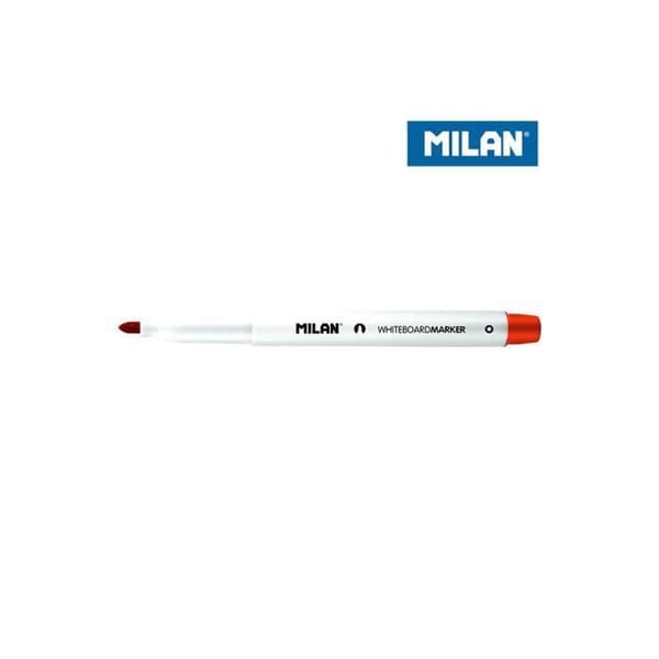 Whiteboard-markörer - Milano - Box of 12 - Röd - Torrtvättbar - Rund spets ø3,7 mm