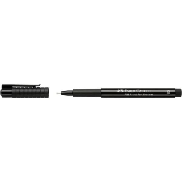 Feutrar - Faber-Castell - PITT artistpen - Paket med 10 - Penselspets XS - Svart