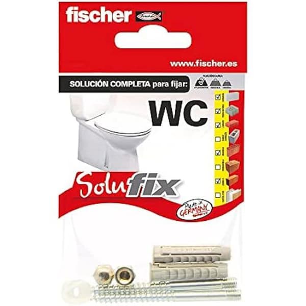 SOLUFIX WC - FISCHER - Modell 502696 - Nylon Torn - Gate Mutter - Mutter ingår