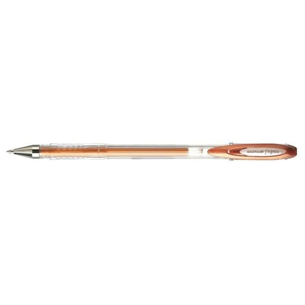 Signo UM120NM gel bläckrulle Pte Avg. 0,7 mm Brons - UNIBALL - Gelbläck - Medium spets