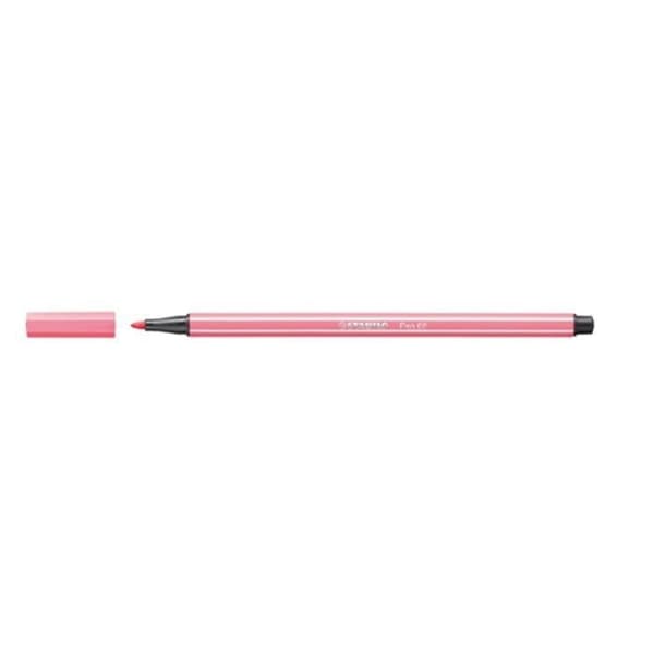Feutre - STABILO - Pen 68 - Förpackning med 10 - Färg Rosa - Linjebredd 1 mm