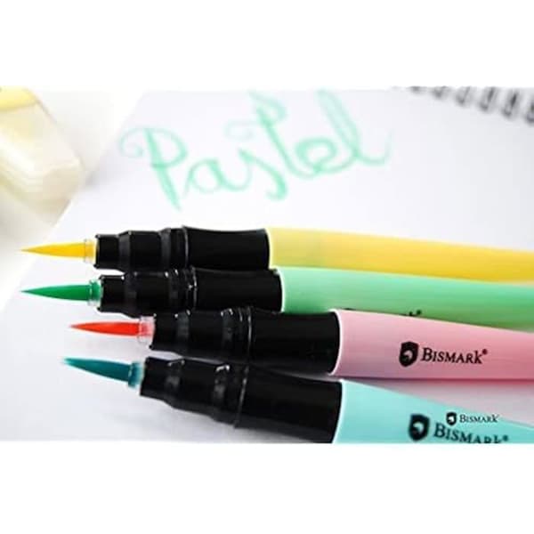 Rotuladores - BISMARK - Punta Picel Pastel - 4 enheter - Skrivstift - Assorterade färger