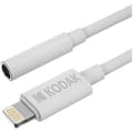 Miniatyrbild 1 av 2: Jackkabel - KODAK - Vit - Flerfärgad - Kompatibel med Apple - Högkvalitativt ljud