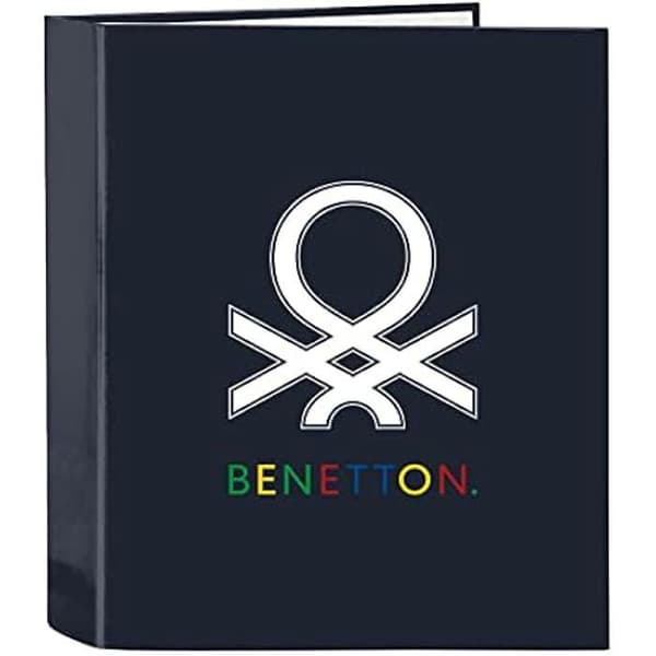 BENETTON Sixties 4-ring Folio Pärm Idealisk för barn i olika åldrar, bekväm och mångsidig, kvalitet och