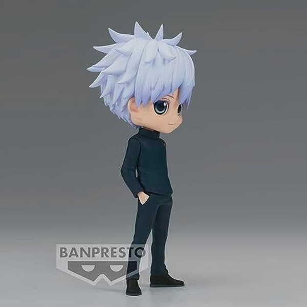 Figurine Q Posket - BANPRESTO - Satoru Gojo - 14cm - Mixte - Vit - Ver. A