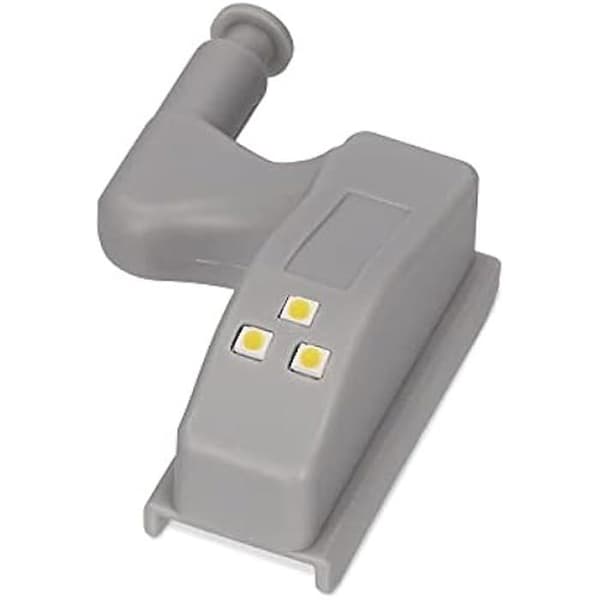 Set med 4 LED-gångjärn - KSIX SMART YOUR TECH - 3 LED-belysning - Varmvit 3000 K - Switch ingår