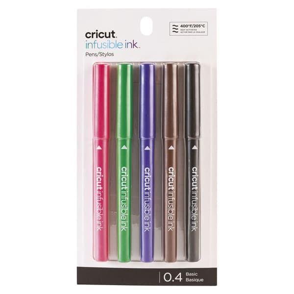 Pennor - CRICUT - Basic spets 0,4 mm - Flerfärgad - 5 delar - Infusible Ink