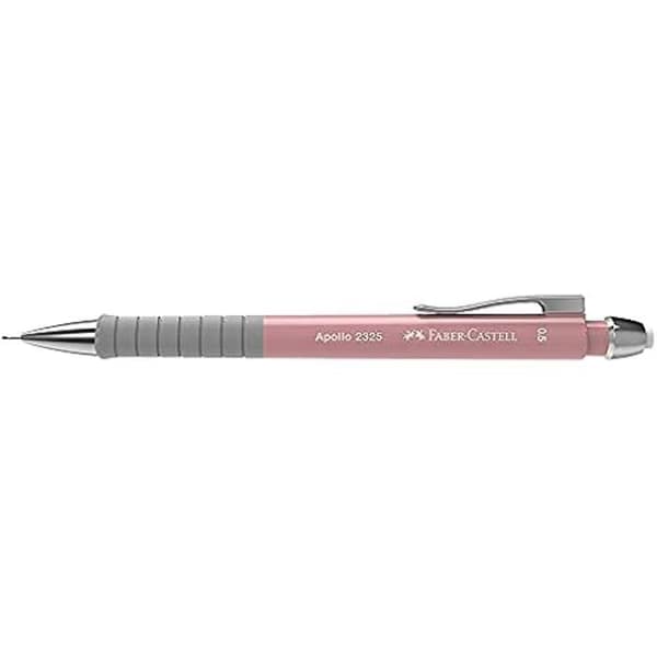 Mekanisk penna - FABER-CASTELL - Apollo - Box med 5 - 0,5 mm - Rosa - Ergonomisk