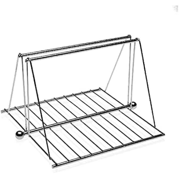 Handduksställ - VERSA - Kromad metall - För kök - Elegant design - Praktisk och hållbar