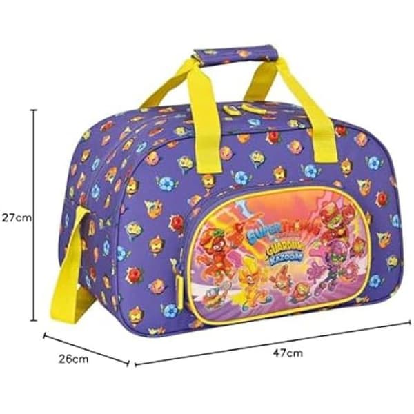 Sportväska - SAFTA - Superthings Guardians of Kazoom - 40x24x23 cm - Flerfärgad - Unisex barn