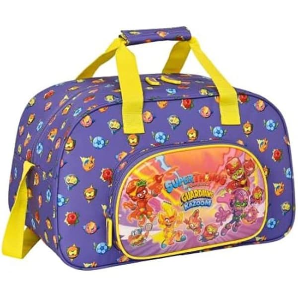 Sportväska - SAFTA - Superthings Guardians of Kazoom - 40x24x23 cm - Flerfärgad - Unisex barn
