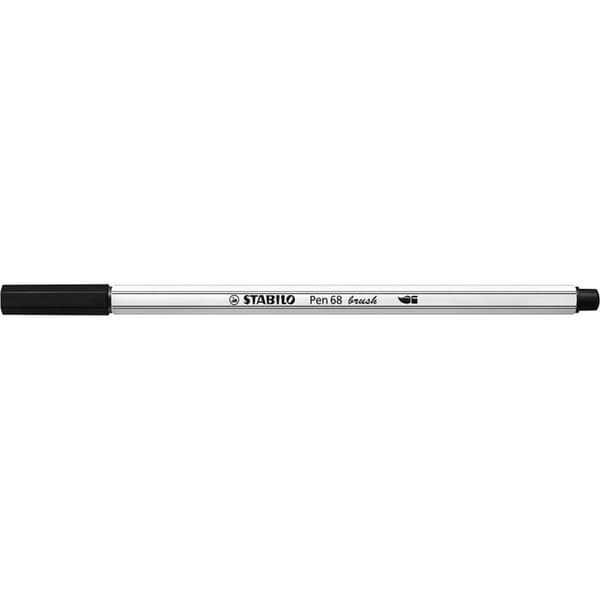 Set med 10 fickor med 6 olika Pen 68 penselpennor