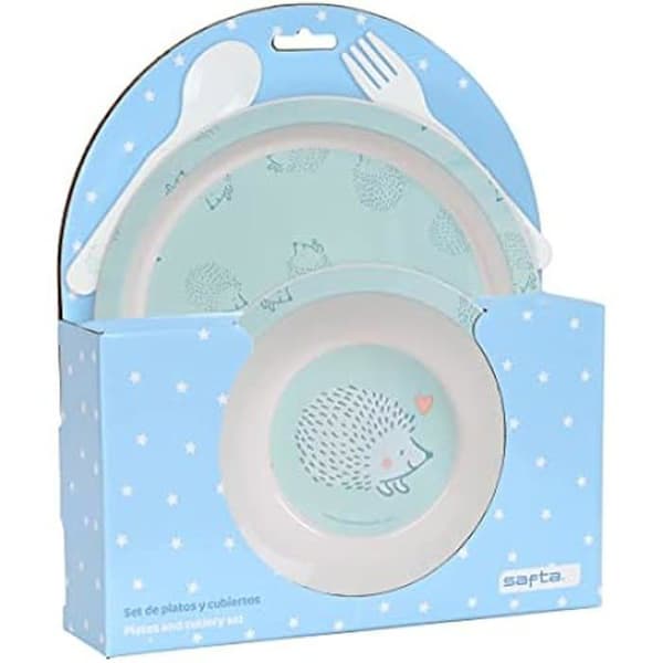 Barnporslin och bestickset - SAFTA - Förskola "Hedgehog"