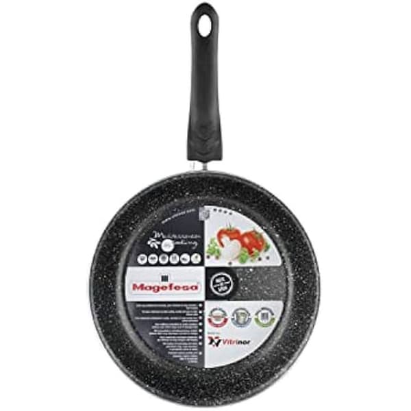 Stekpanna - MAGEFESA - Praga New - 22Ø - Dubbel non-stick beläggning - 100% Full Induktionsbotten - Röd