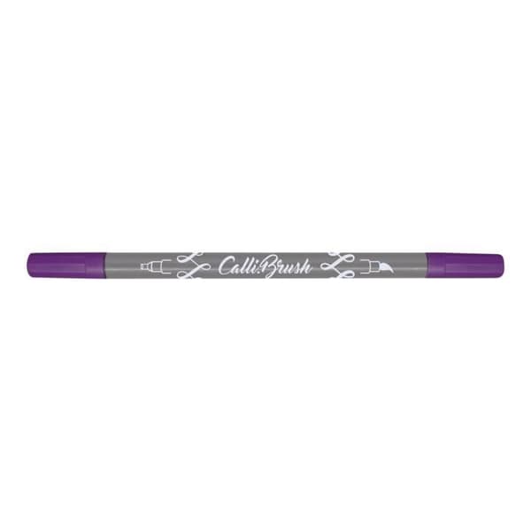ONLINE Calli.Brush Stylo med dubbelsidig icke-permanent pensel lila vattenbaserat bläck 2 mm